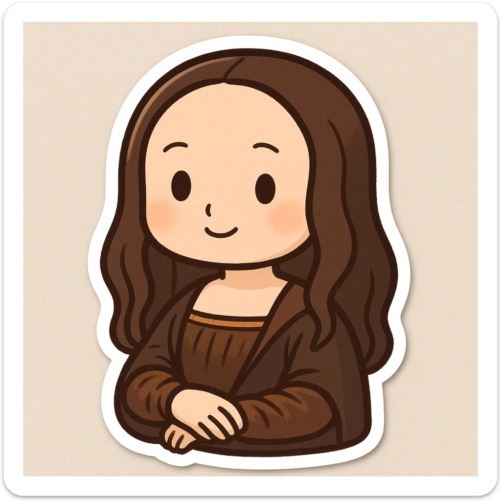 mona lisa sticker