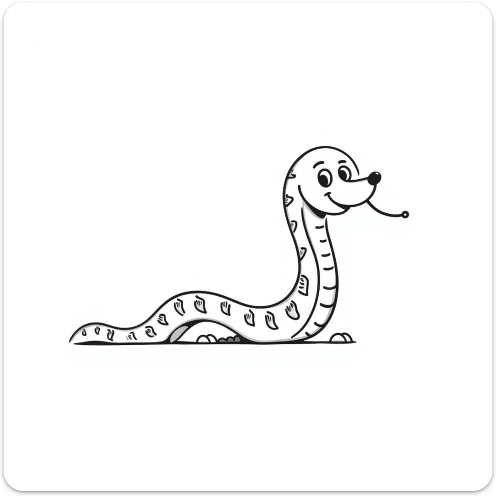 Snake sticker