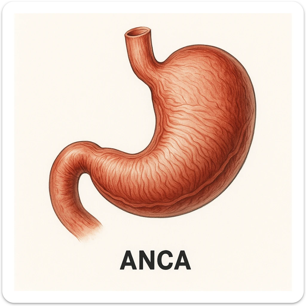 Anca su sfondo isolato sticker