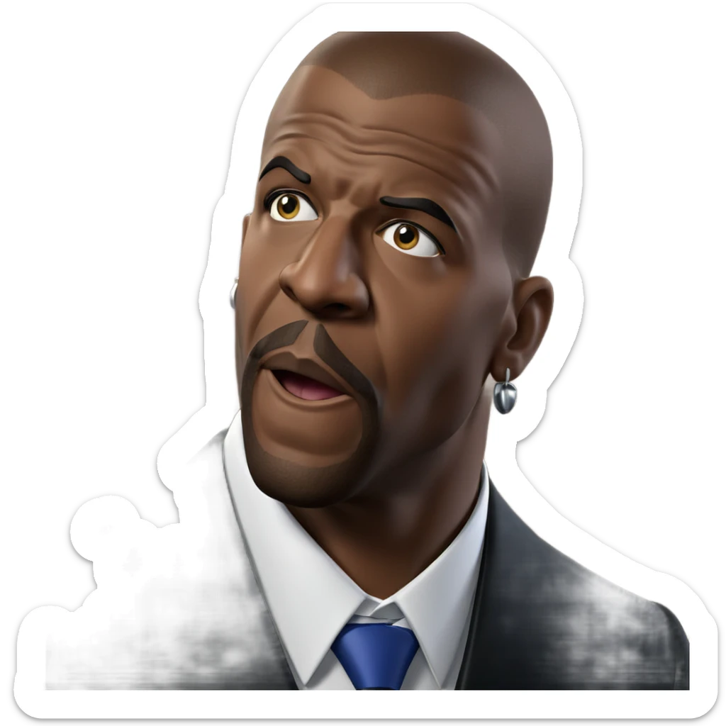 dapper man in formal attire sticker