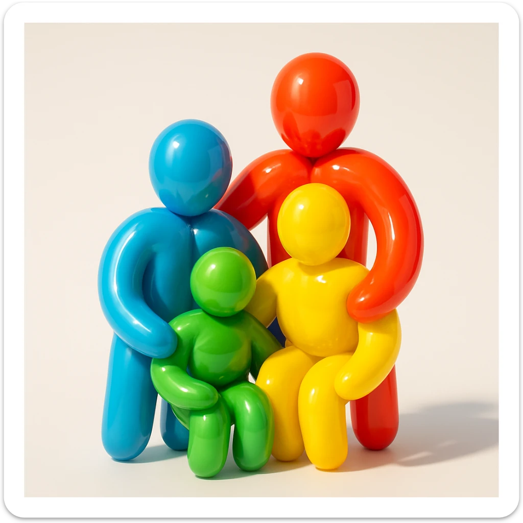 group of people sticker