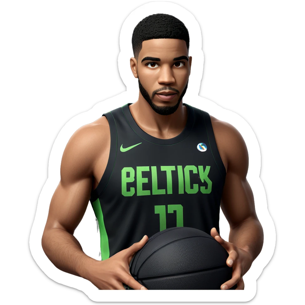 basketball boy in sportswear sticker