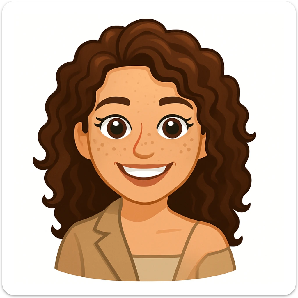 turn the second man in emoji style of the 1st image, match the facial features and match dressing style of the 2nd image, she is having open shoulders  sticker