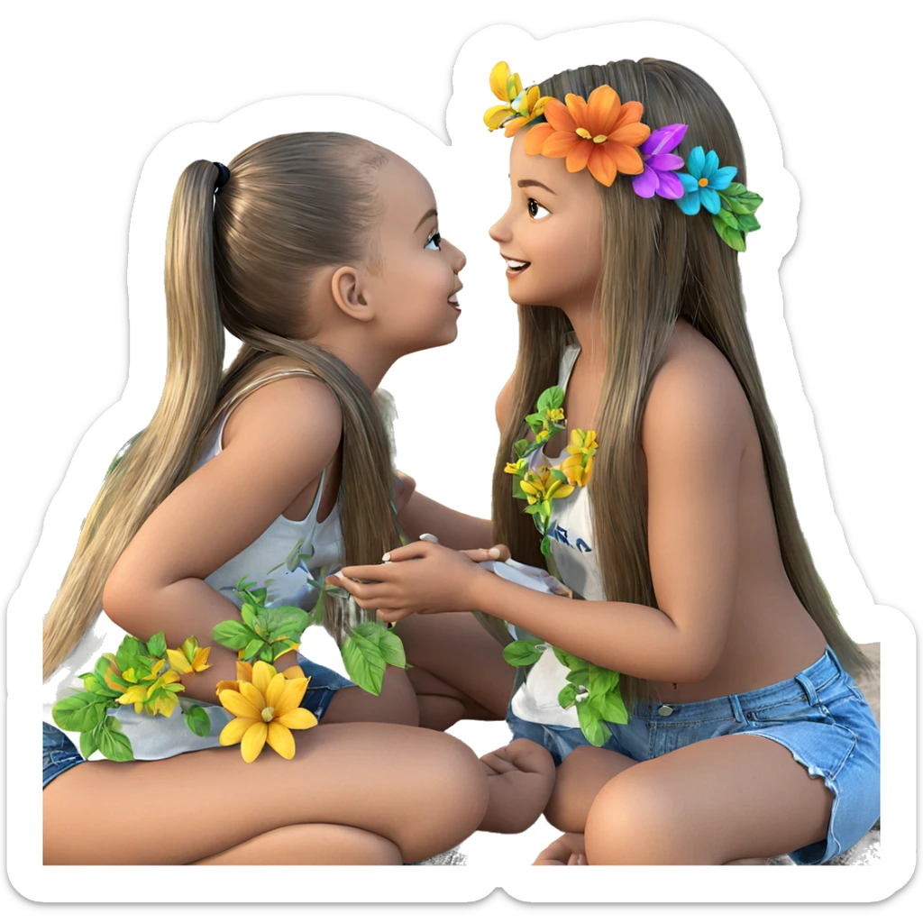 bonded by nature's beauty sticker