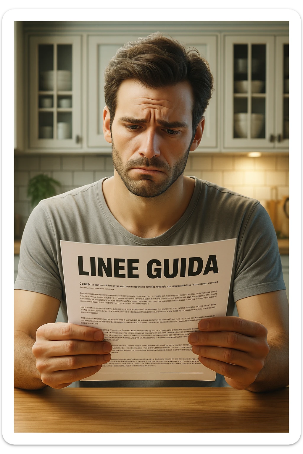 FALLA IDENTICA A QUESTA MA SUL FOGLIO SCRIVI "LINEE GUIDA" IN ITALIANO sticker