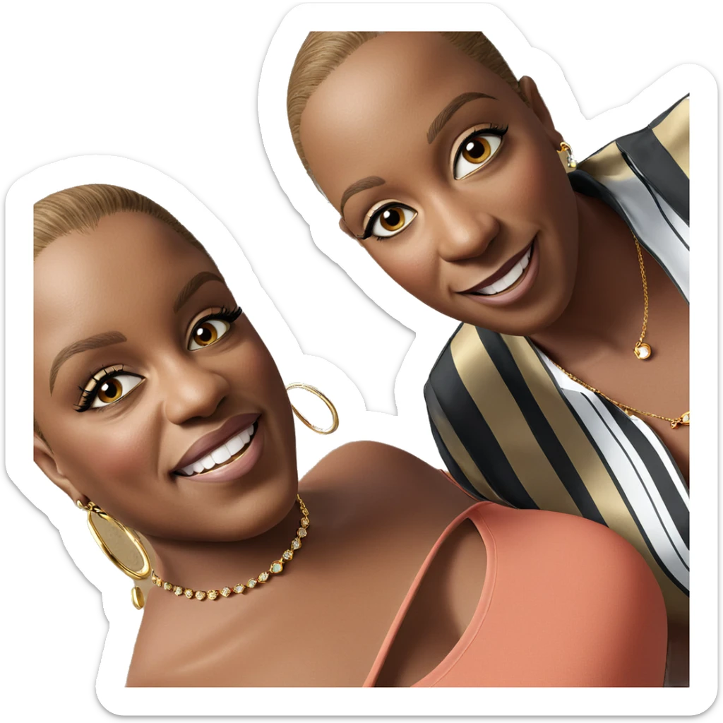 happy moment with jewelry sticker