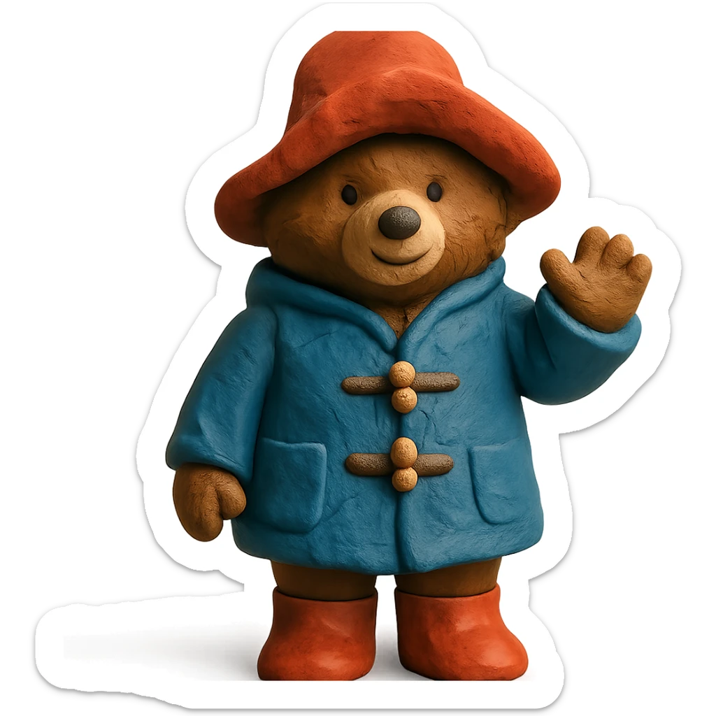 Paddington Bear sticker