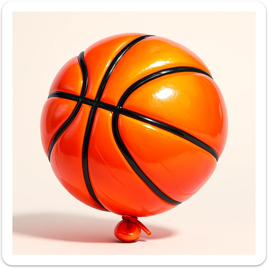 basket ball sticker