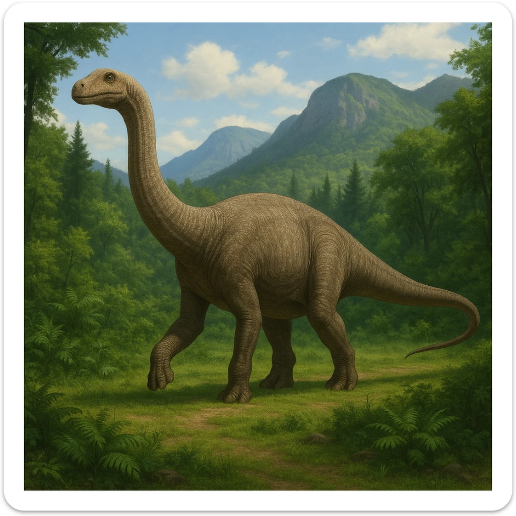 Brontosaurus sticker