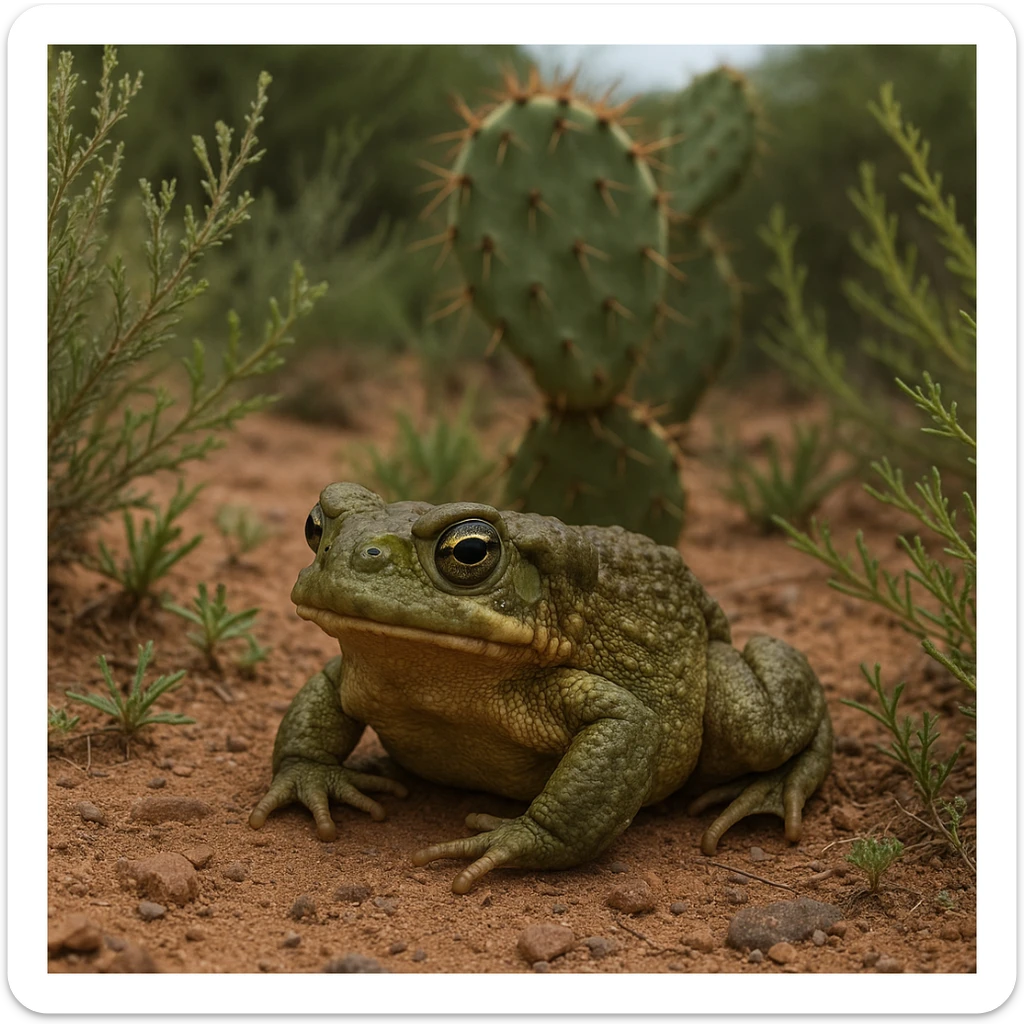 Sonoran toad sticker