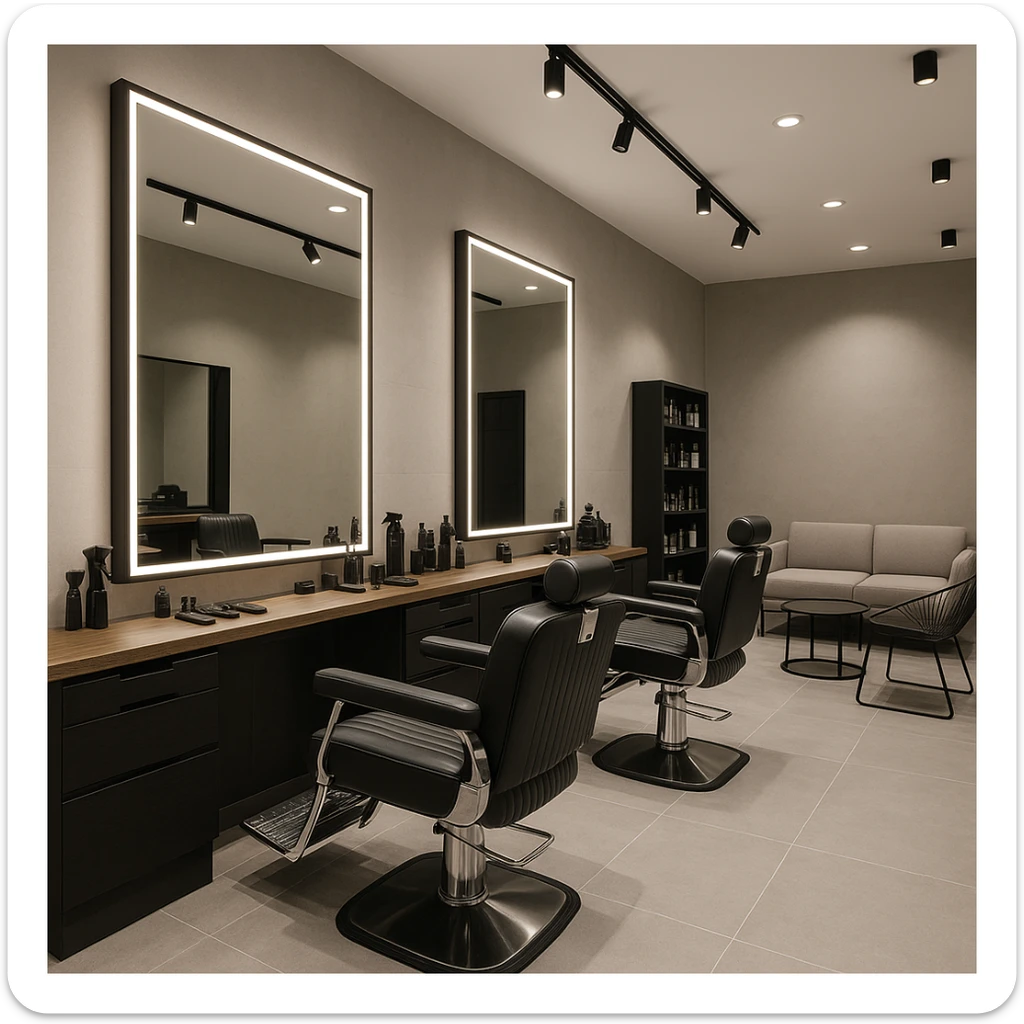 sartarosh xonani zamonaviy roq bulsin sticker