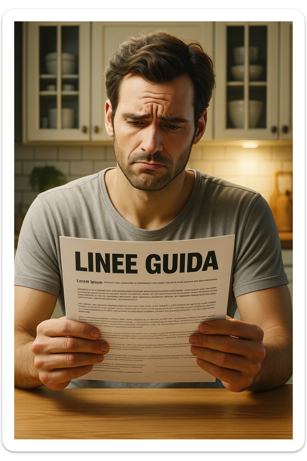 FALLA IDENTICA A QUESTA MA SUL FOGLIO SCRIVI "LINEE GUIDA" IN ITALIANO sticker