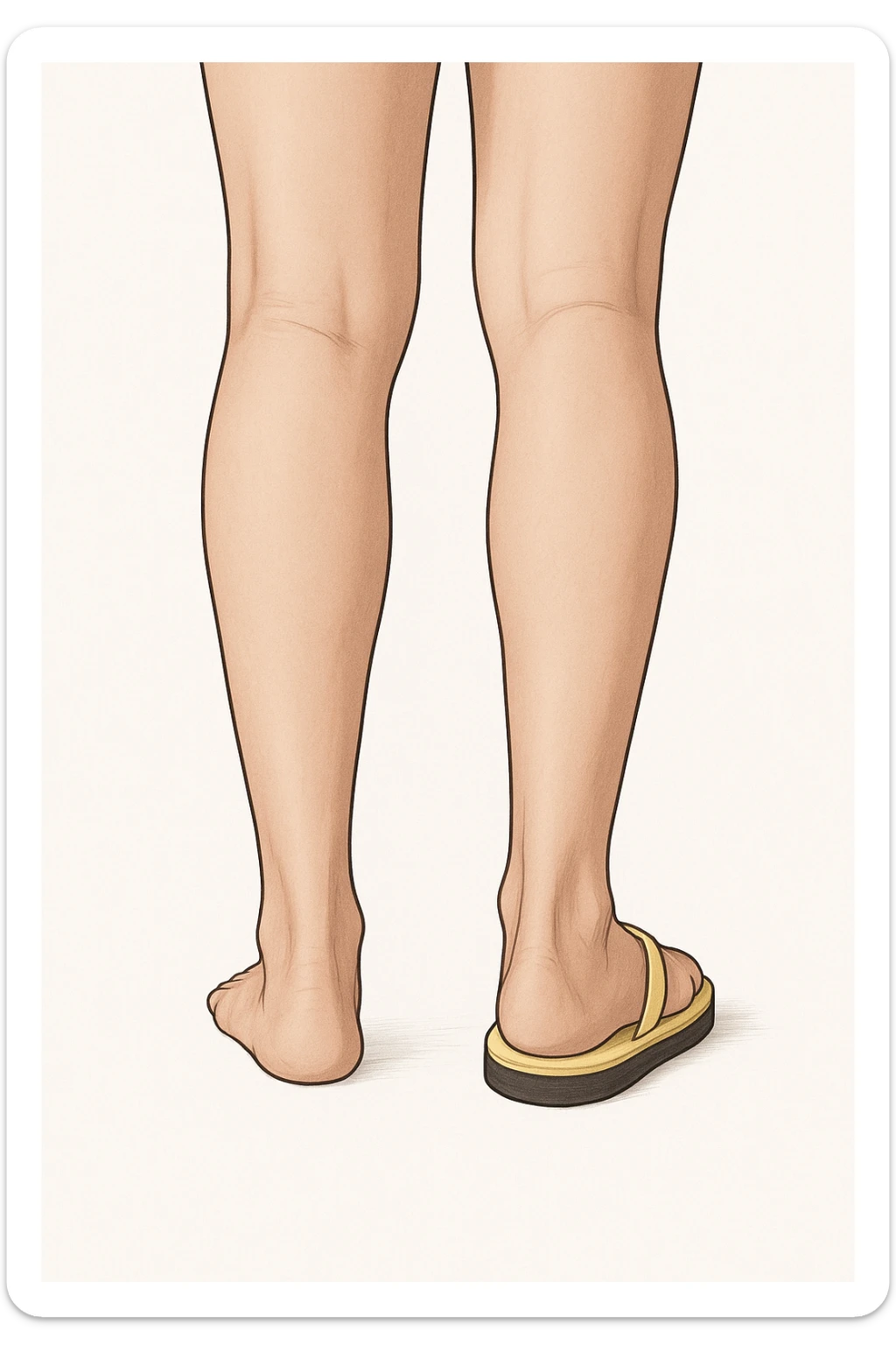 Dismetria versione anatomica sticker