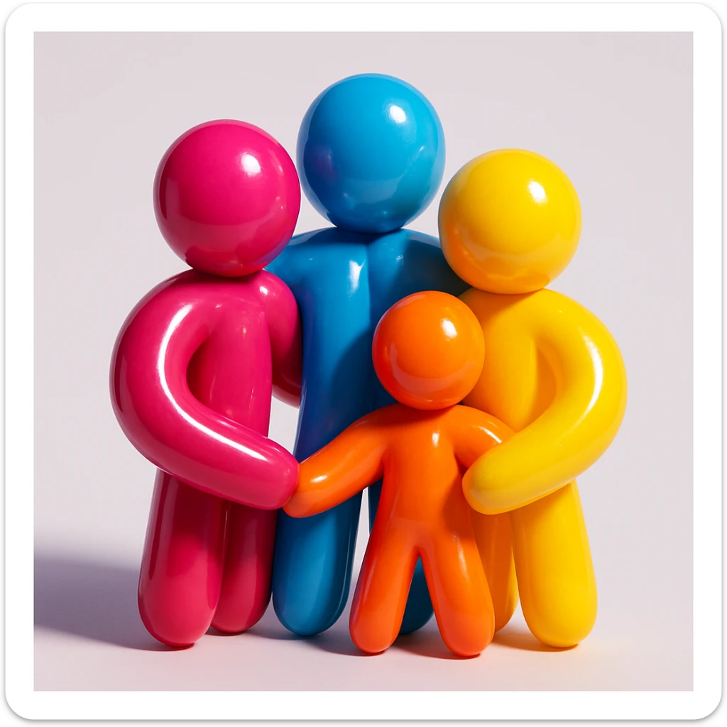 group of people sticker