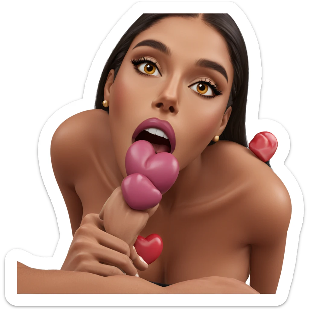 intimate moment between lovers sticker