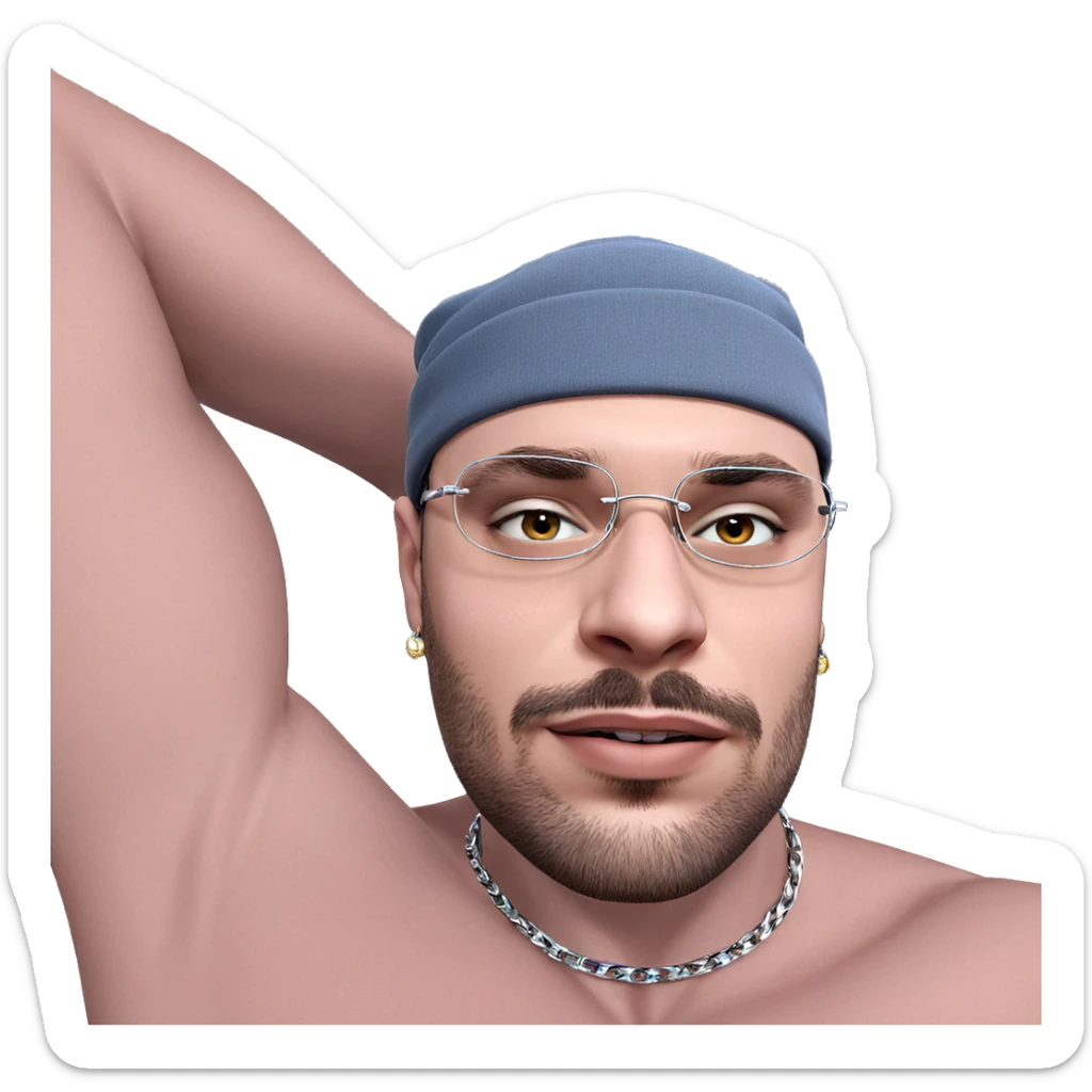 boys showcasing stylish jewelry sticker