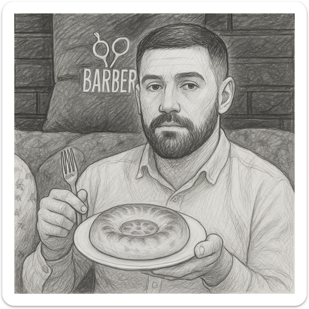 birinchidagi odamni yuziga 2 rasmdagi odamga uzidak qilib chizib bergin xuddu shunday non yen utirganini sticker