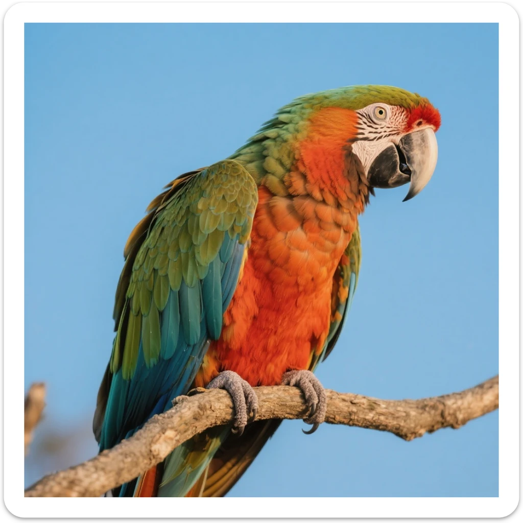 Parrot sticker