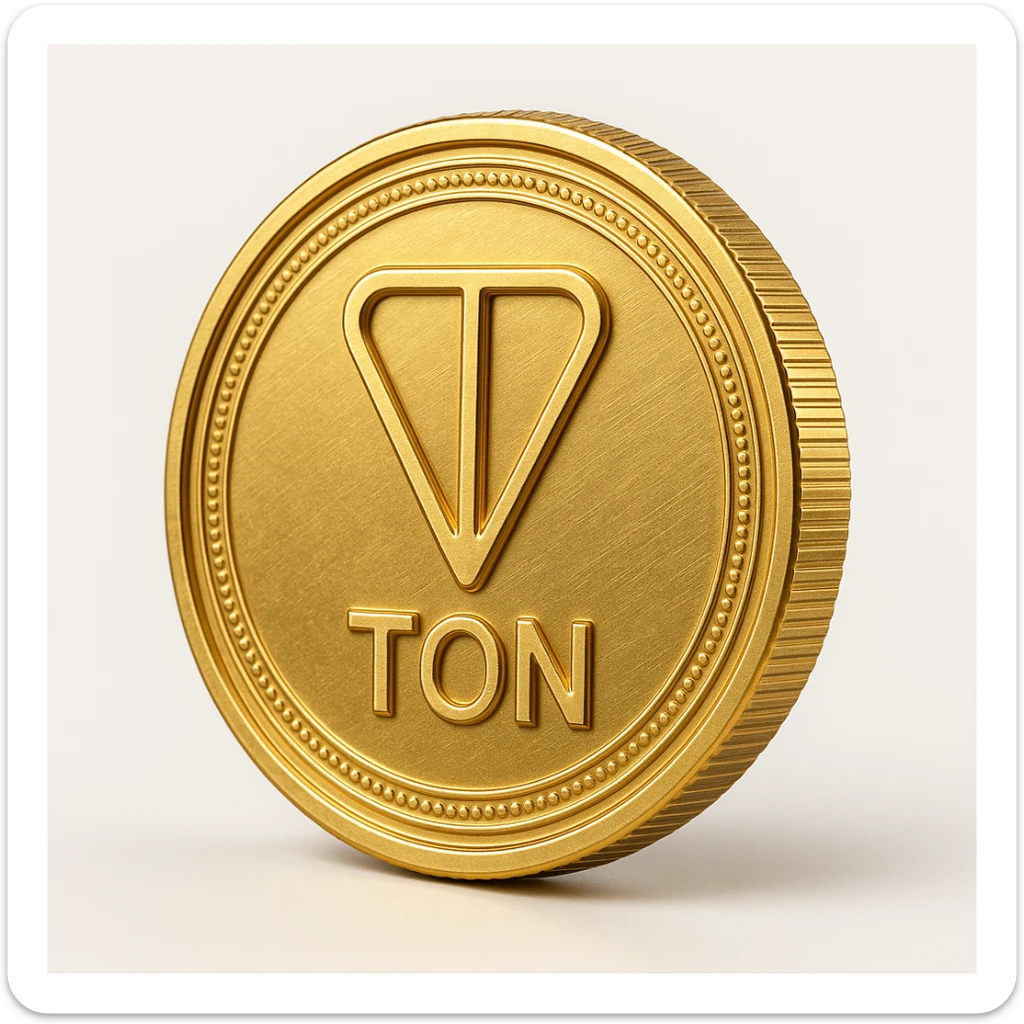 Ton coin монетка  sticker