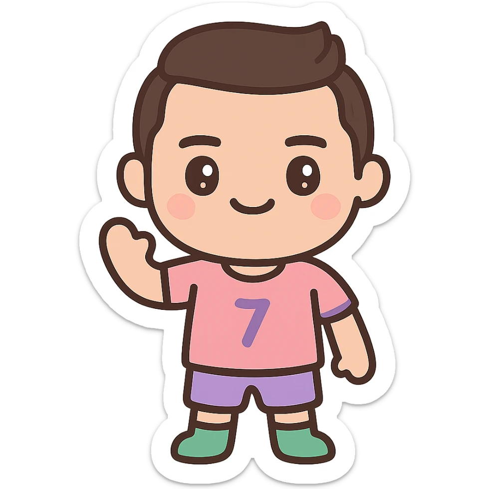 Cristiano Ronaldo iconic footballer sticker