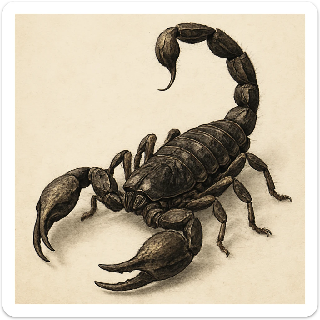 Scorpion sticker