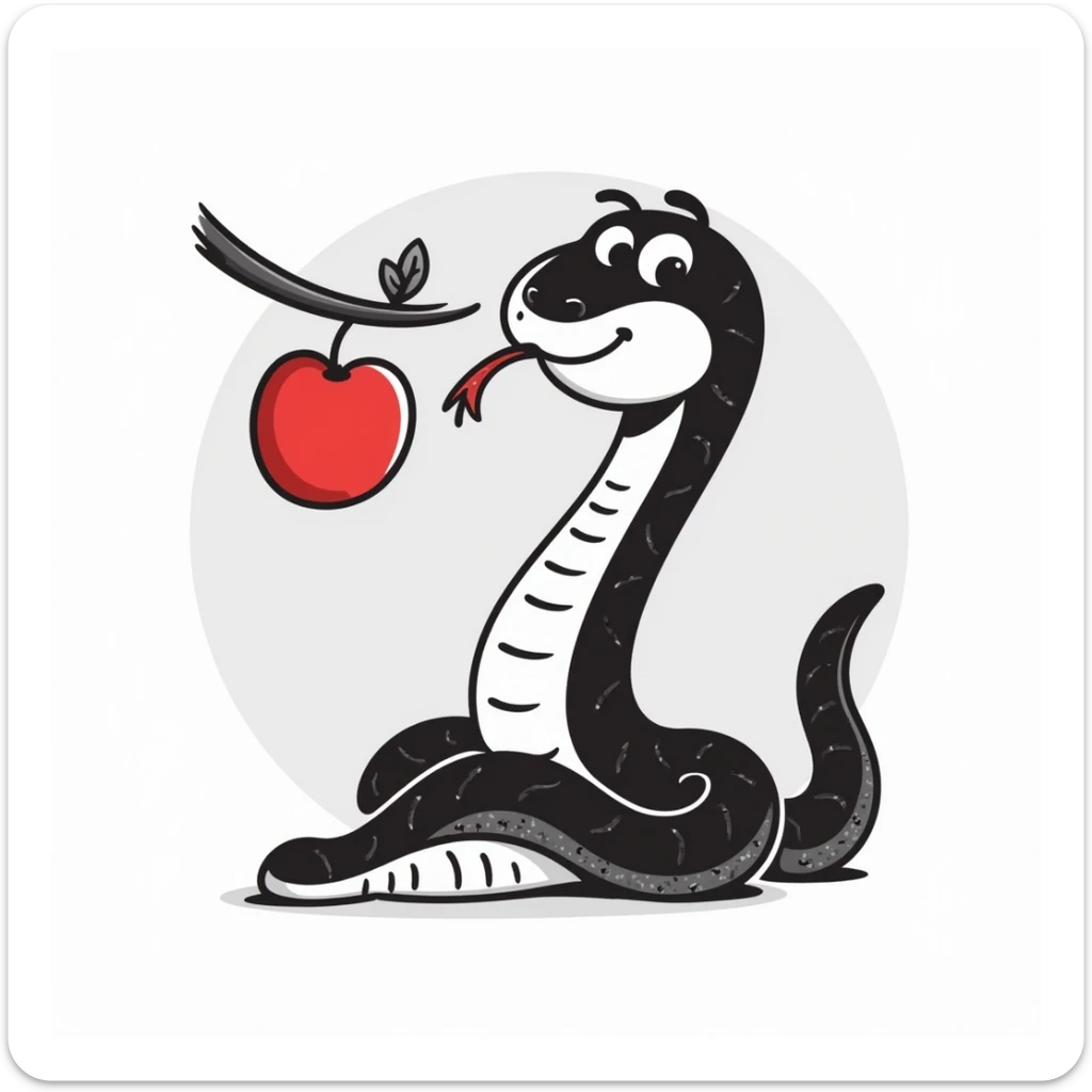 Snake sticker