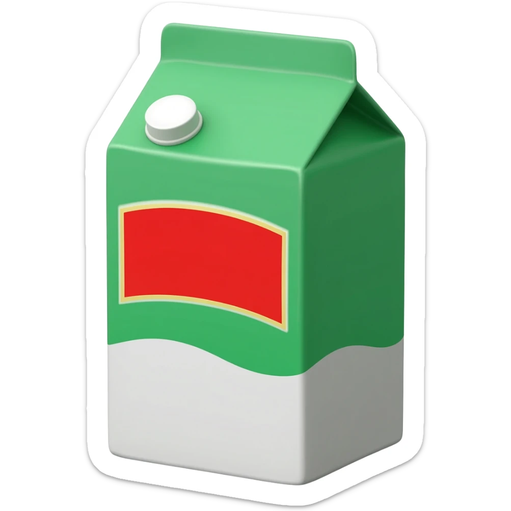 powder milk box sticker