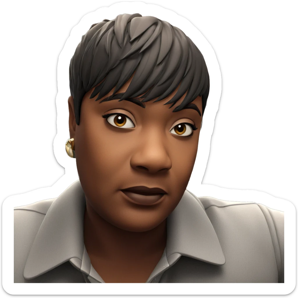 confident boy by the window sticker