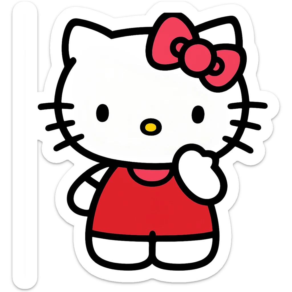 Hello-kitty sticker