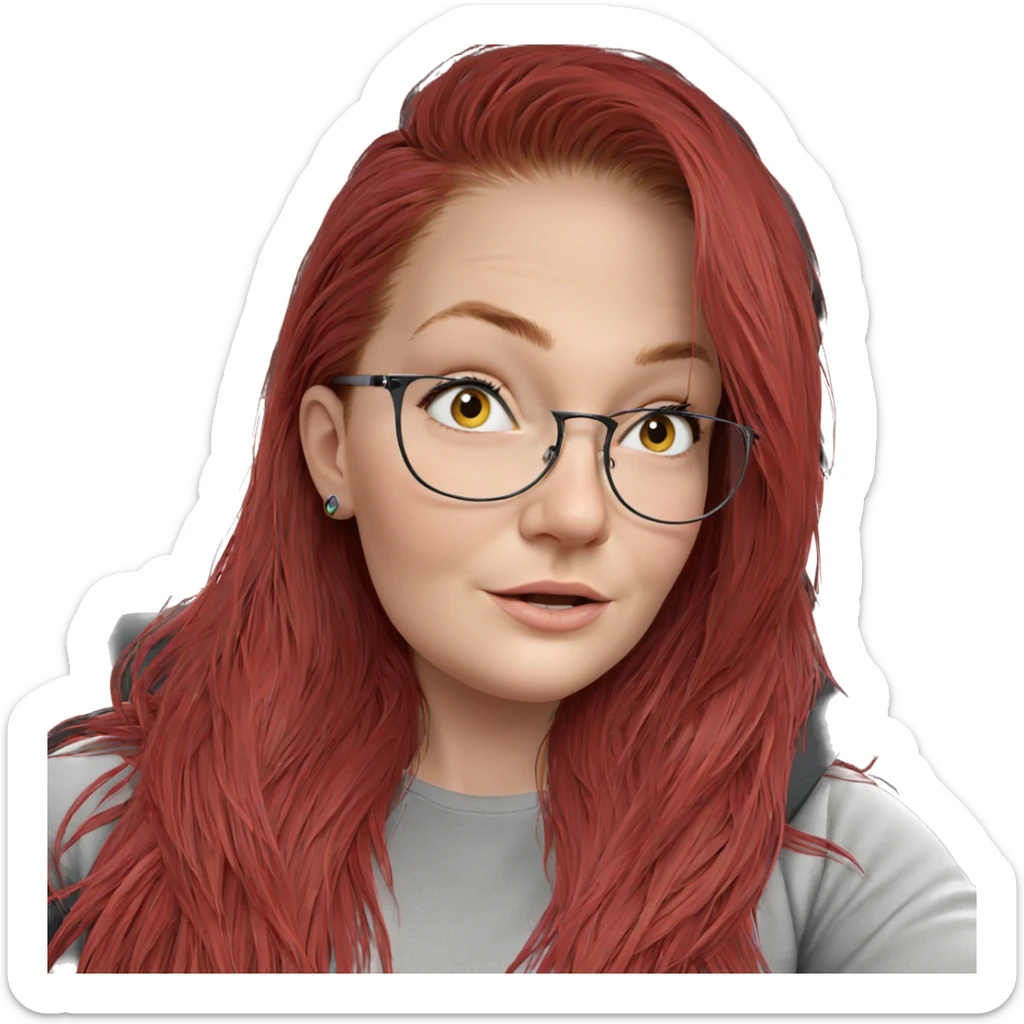 girl in car interior sticker