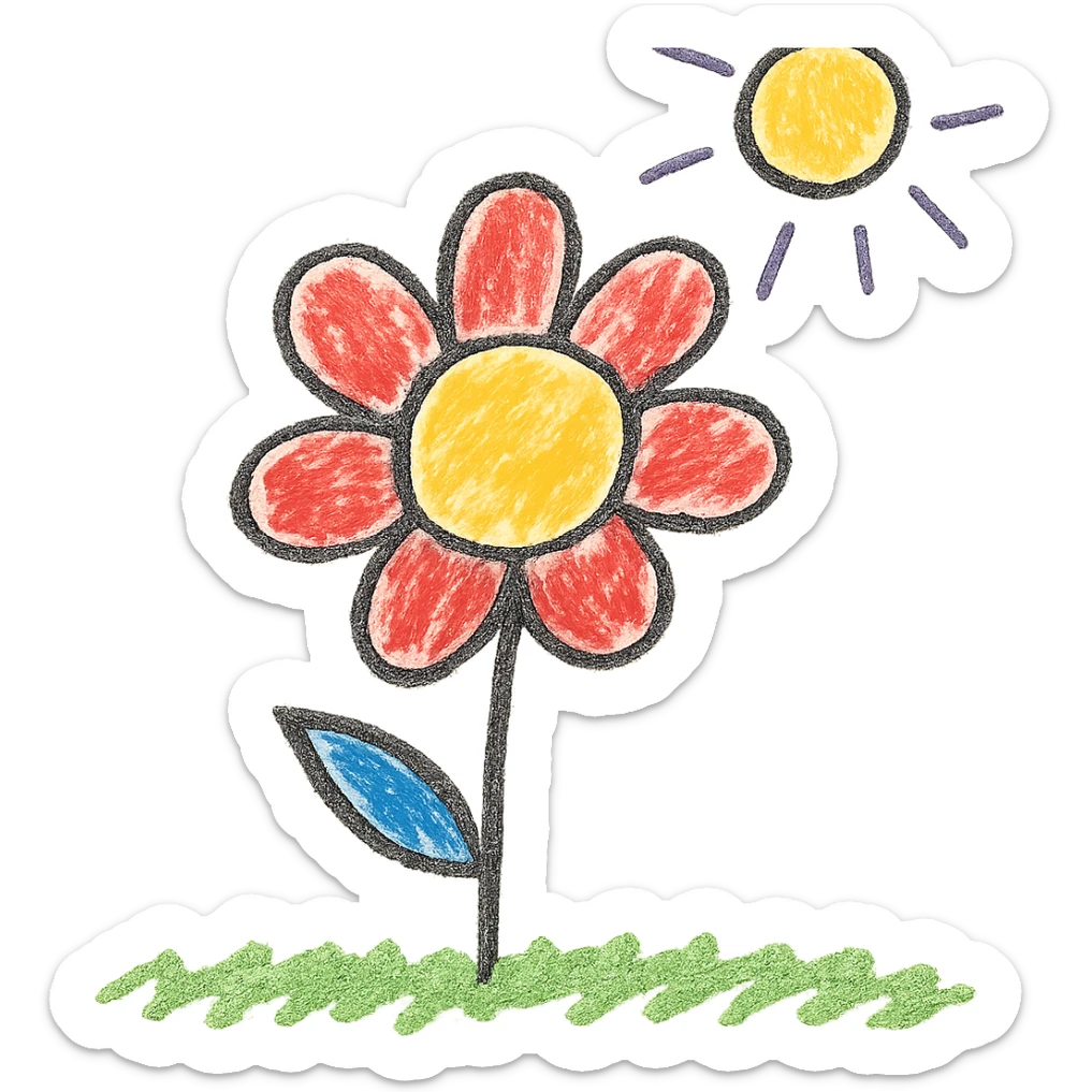flower sticker