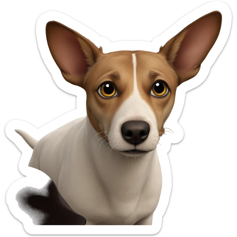 realistic animal portrait close-up sticker