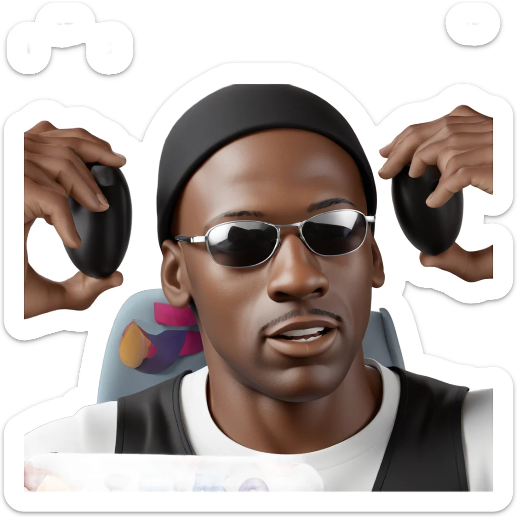 cool dude in shades meme sticker
