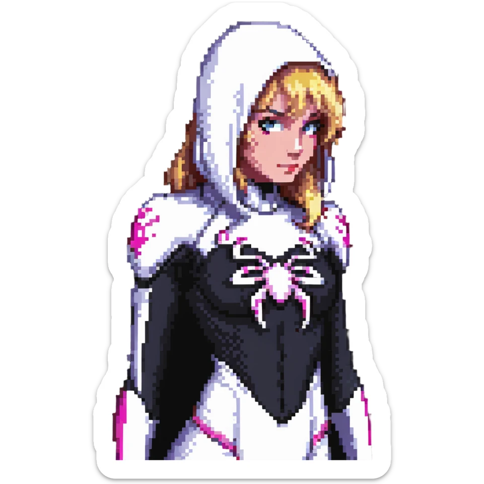 Spider-Gwen from Spider-Verse sticker