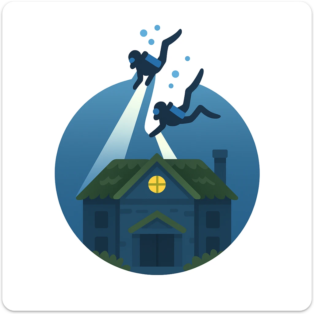 an emoji that symbolizes this movie the deep house sticker