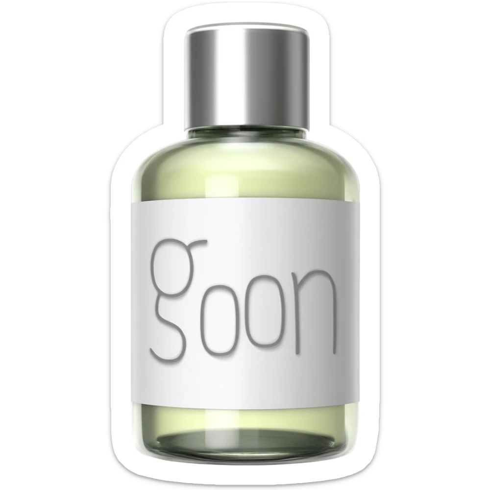 Make a lotion bottle that says goon sticker