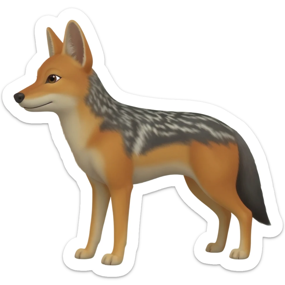 Jackal sticker
