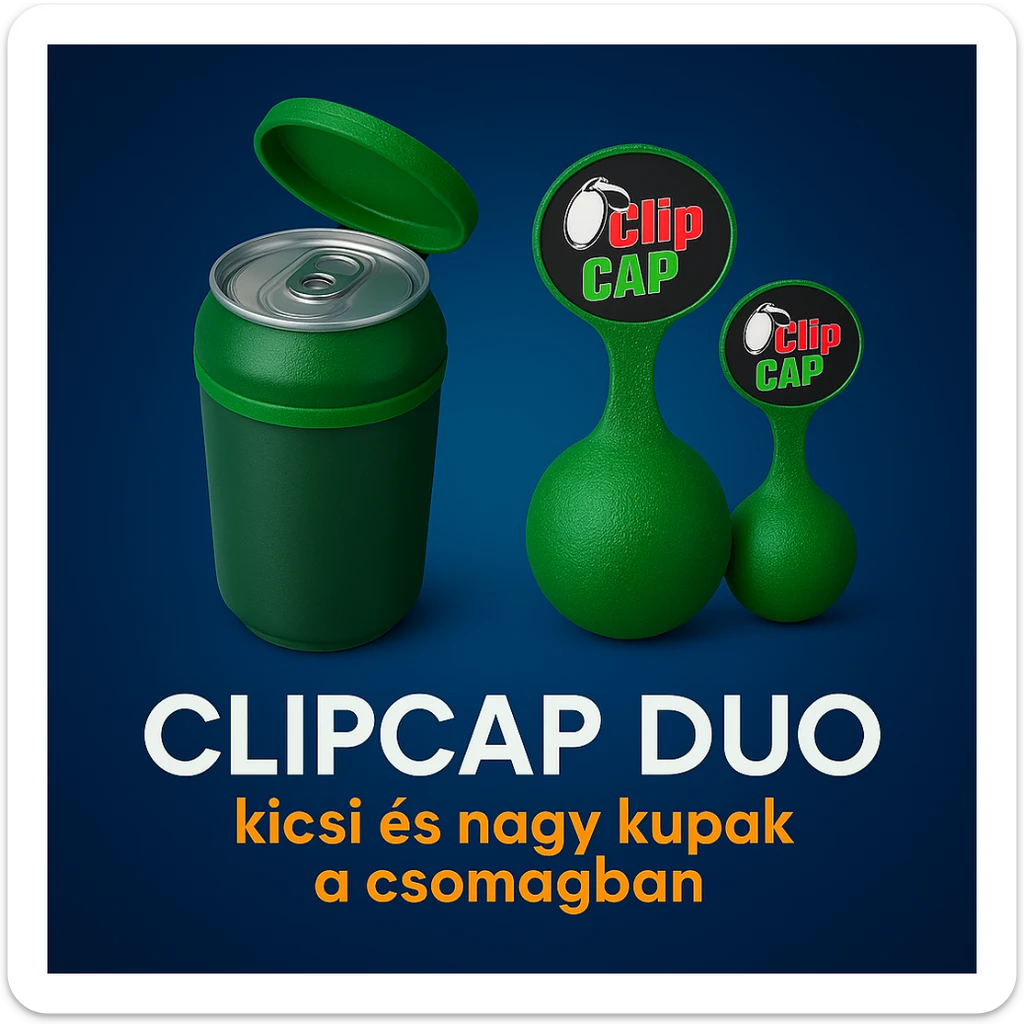 Change the color of the caps on the main image to green, matching the texture and shade of the green cap in the reference image. Keep the background, box, and text unchanged. sticker