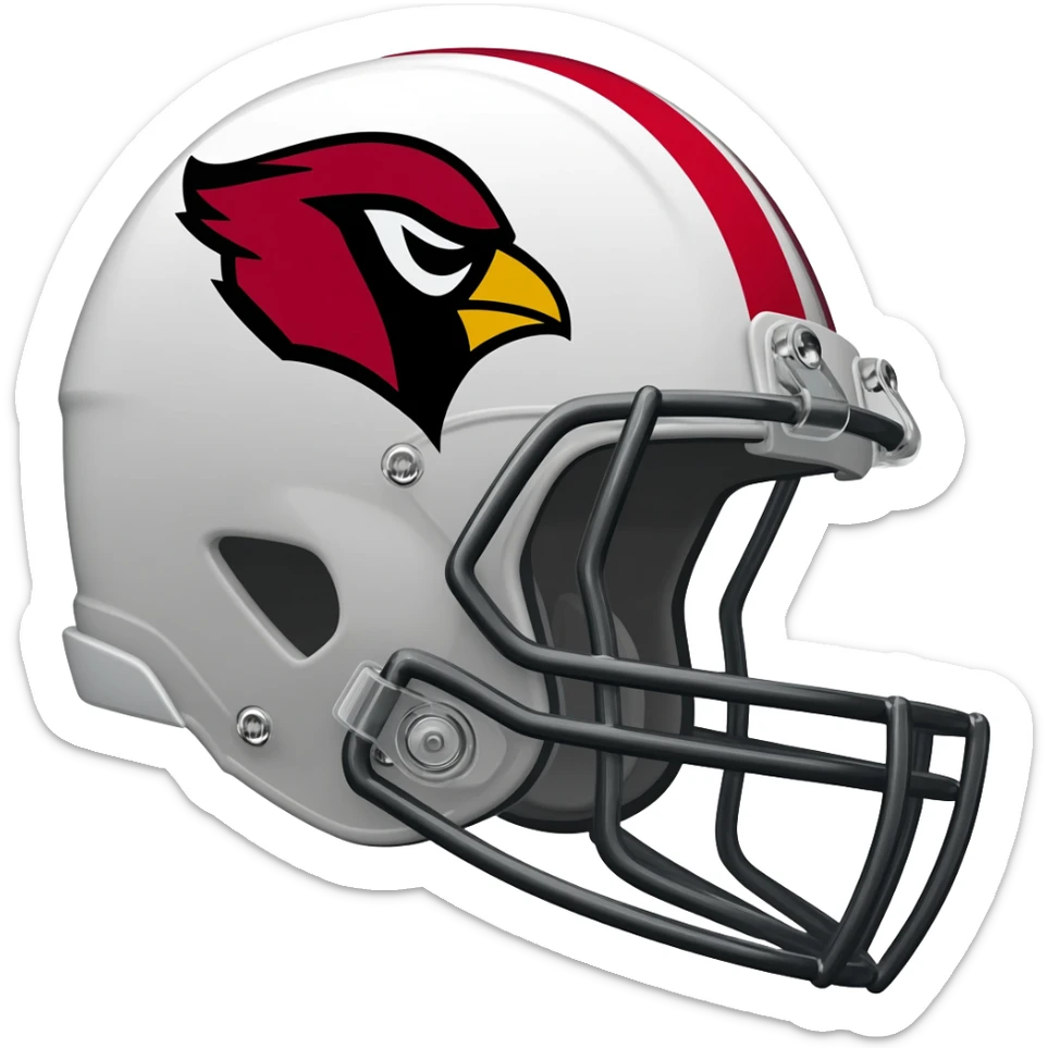 Arizona Cardinals helmet sticker