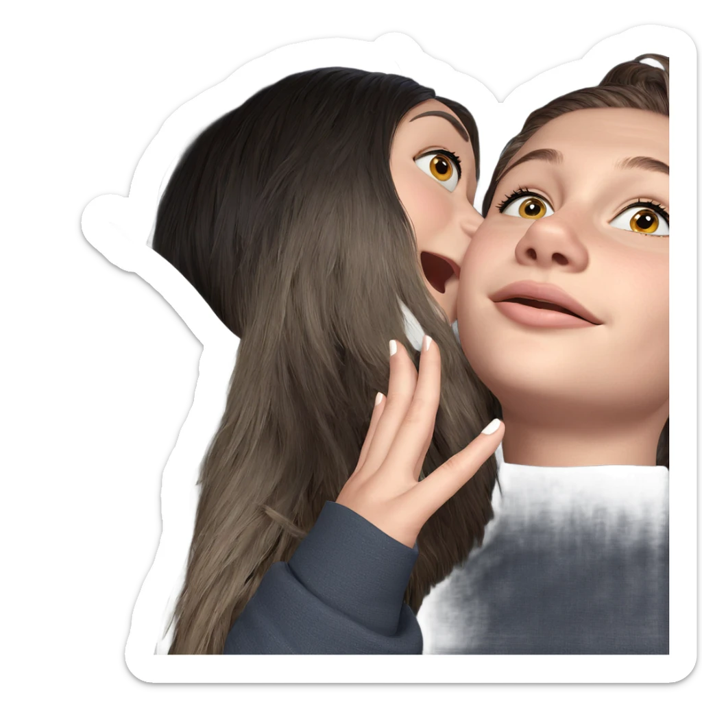 wings and whispers of love sticker