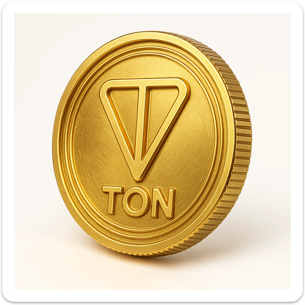Ton coin монетка  sticker