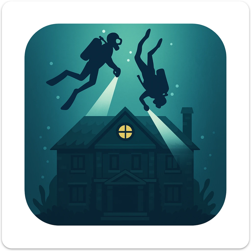 an emoji that symbolizes this movie the deep house sticker