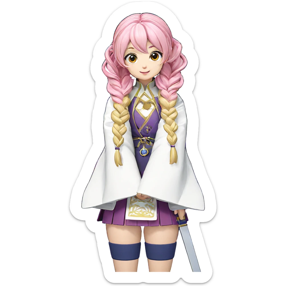 kanroji mitsuri in action sticker