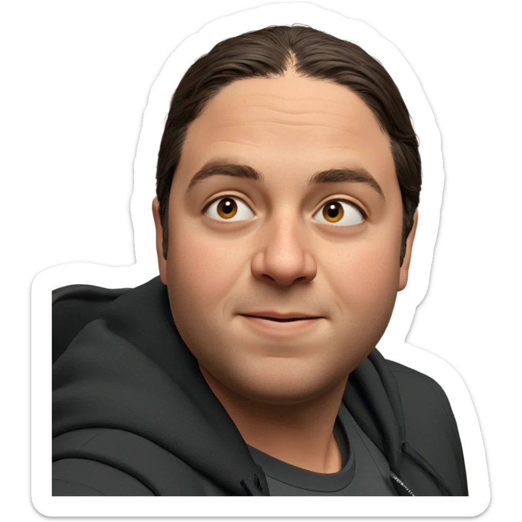 realistic male solo meme sticker