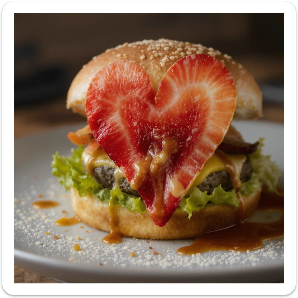 food heart emoji sticker