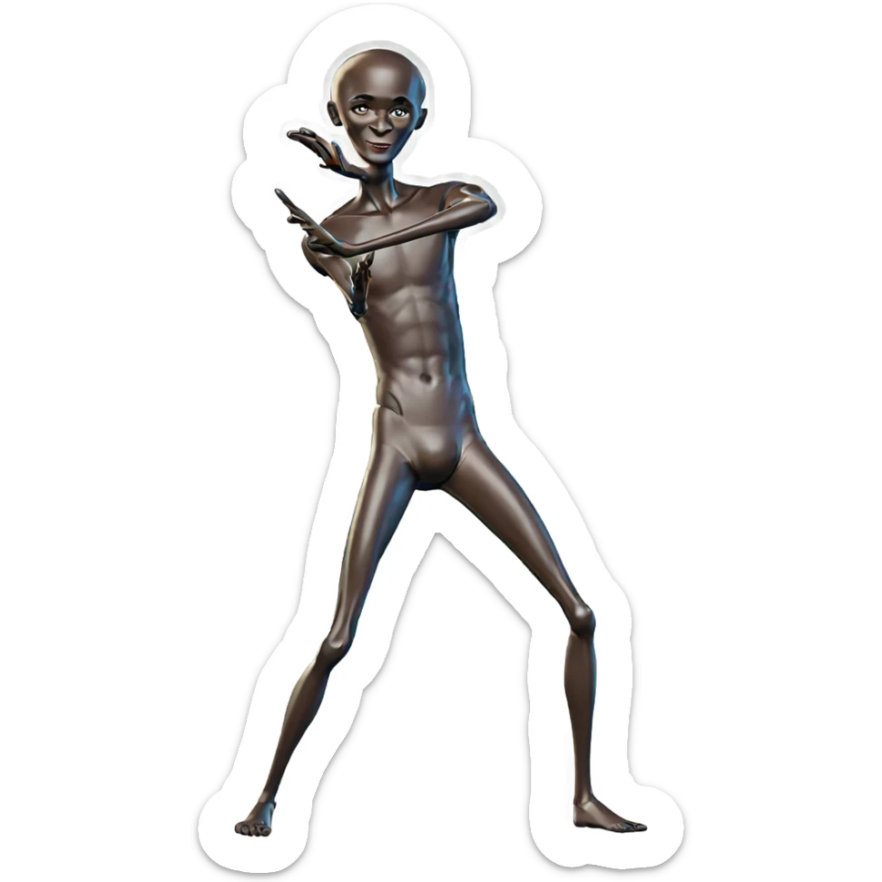 boy on white background sticker