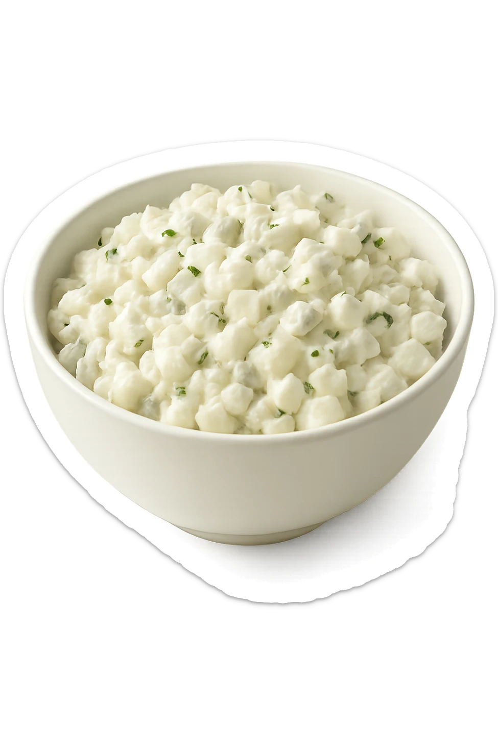 bowl di insalata bianca sticker