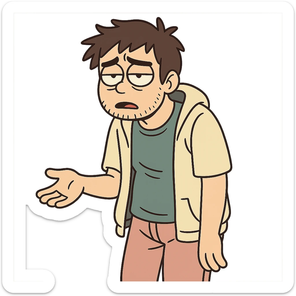 N.E.E.T and anime sticker