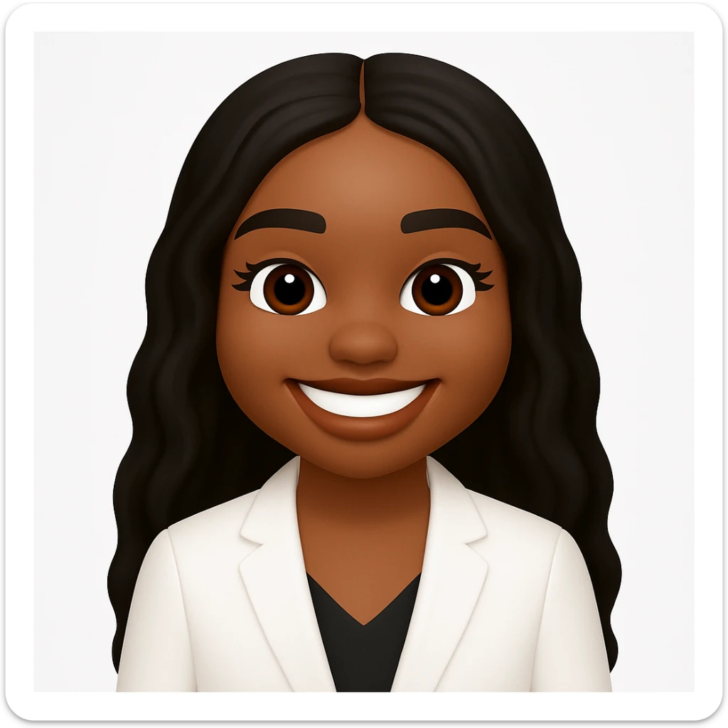 turn the second man in emoji style of the 1st image, match the facial features and match dressing style of the 2nd image, she is wearing white suit sticker