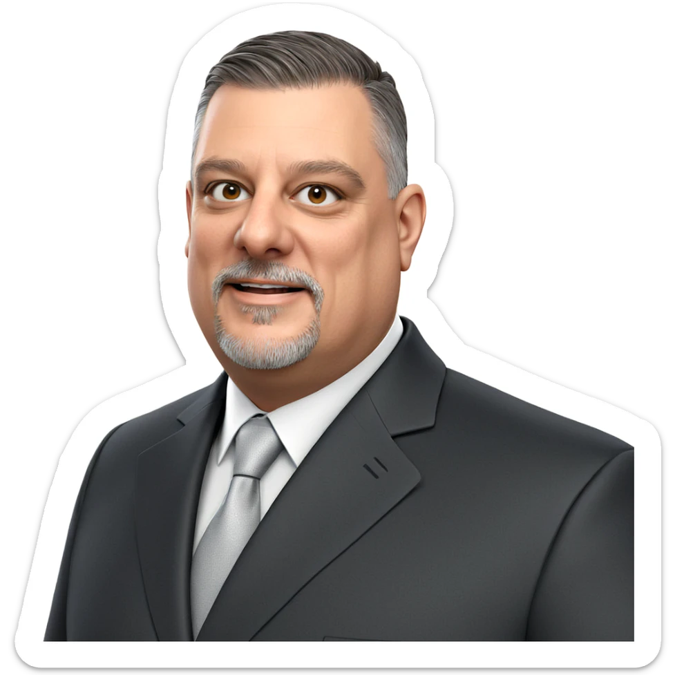 formal attire portrait of male sticker